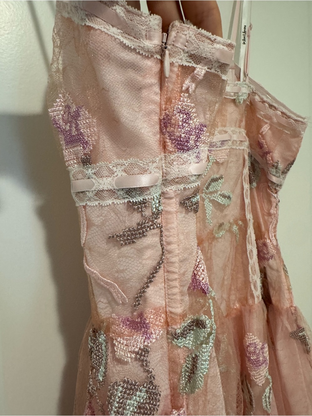 For Love and Lemons Emmeline Embroidery Ruffled Mini Dress - Picture 10 of 16